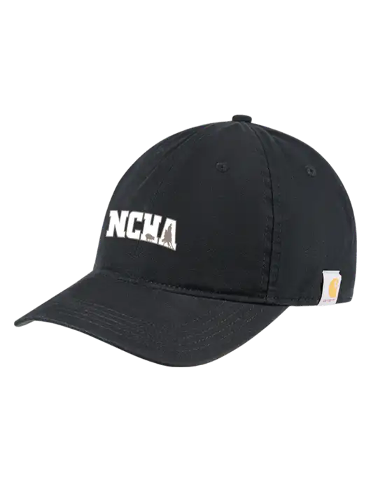 Carhartt Black Cotton Canvas Cap w/NCHA Logo