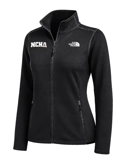 The North Face Womens Black Skyline Full-Zip Fleece Jacket w/NCHA Logo