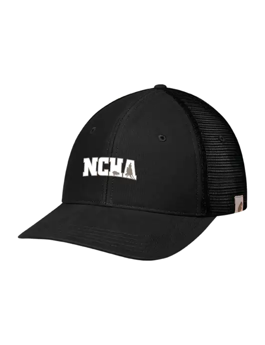 Carhartt Black Canvas Trucker Cap w/NCHA Logo