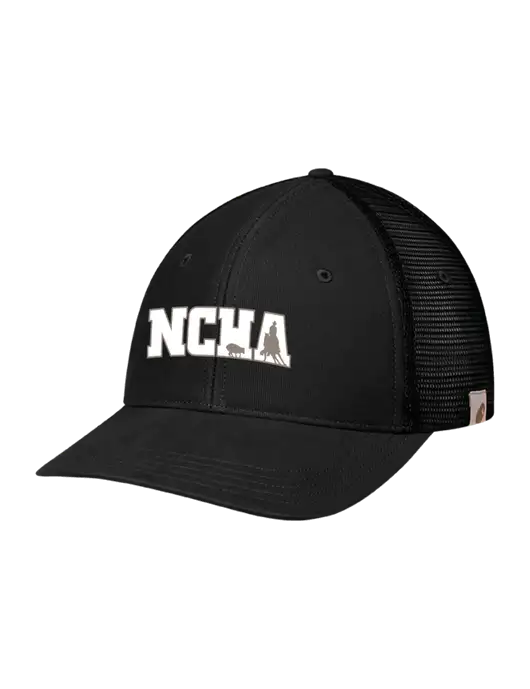 Carhartt Black Canvas Trucker Cap w/NCHA Logo