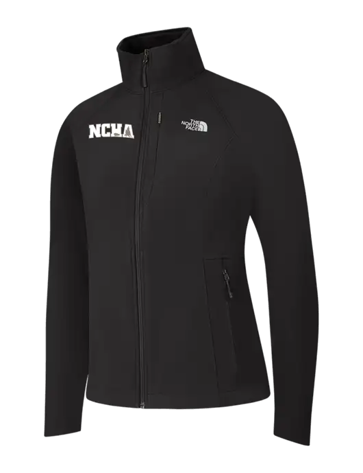North Face Womens Black Apex Barrier Soft Shell Jacket  w/NCHA Logo