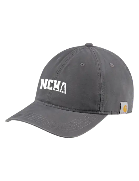 Carhartt Dark Grey Cotton Canvas Cap w/NCHA Logo