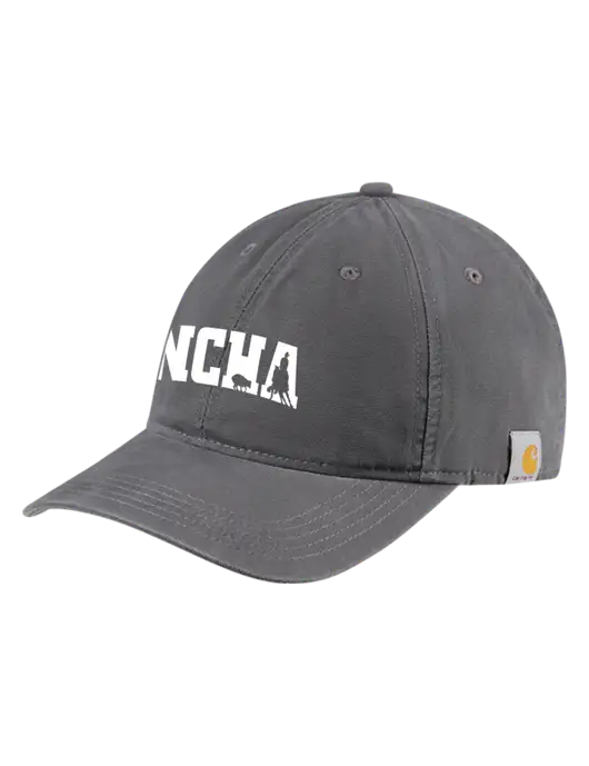 Carhartt Dark Grey Cotton Canvas Cap w/NCHA Logo