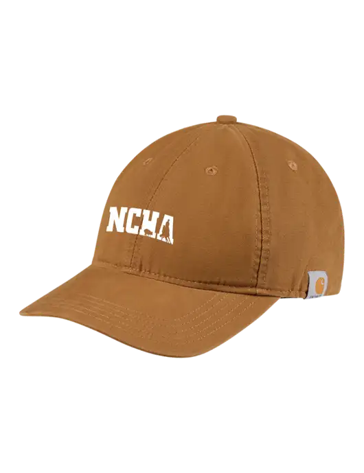 Carhartt Light Brown Cotton Canvas Cap w/NCHA Logo