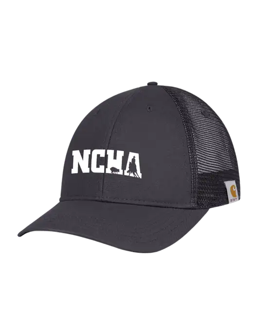 Carhartt Dark Grey Canvas Trucker Cap w/NCHA Logo