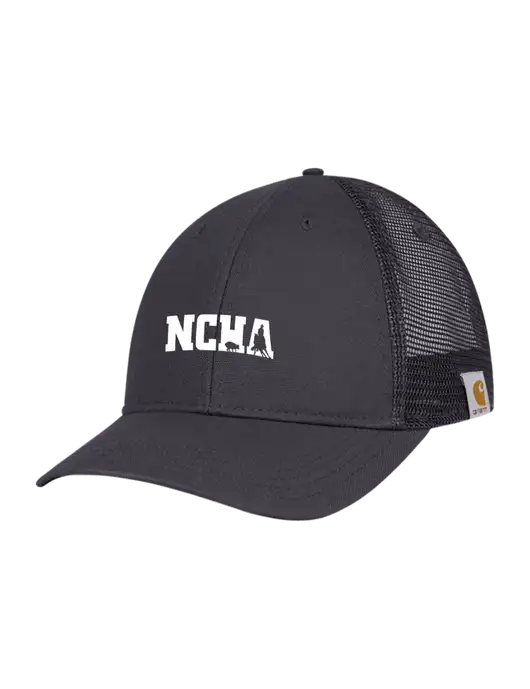 Carhartt Dark Grey Canvas Trucker Cap w/NCHA Logo