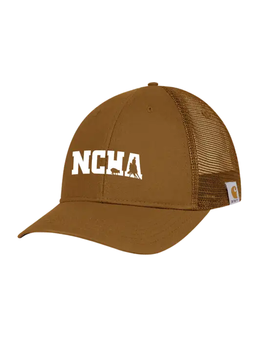 Carhartt Light Brown Canvas Trucker Cap w/NCHA Logo