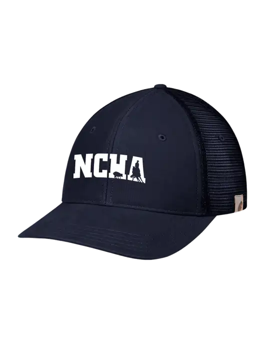 Carhartt Navy Canvas Trucker Cap w/NCHA Logo