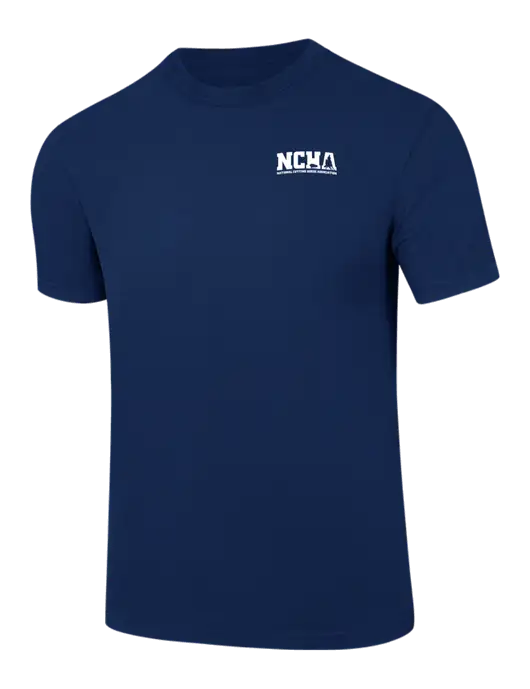 Comfort Colors 6.1 oz Dark Navy Heavyweight Ring Spun T-Shirt w/NCHA Logo
