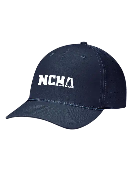 Richardson Laser Perf Performance Dark Navy/Navy-Grey-Blue Rope Cap w/NCHA Logo