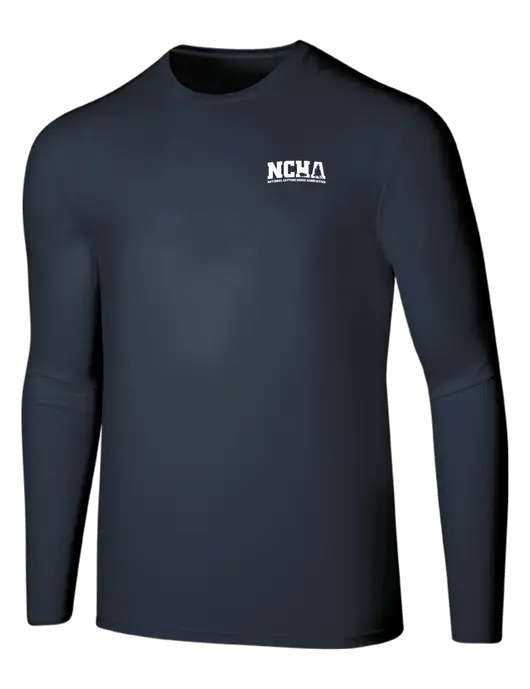 Seriously Soft Navy Long Sleeve T-Shirt w/NCHA Logo