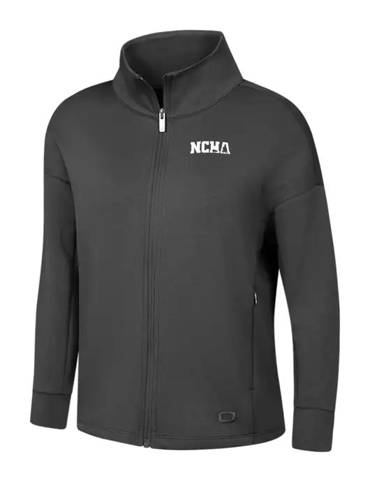 OGIO Womens Dark Grey Transcend Full-Zip w/NCHA Logo