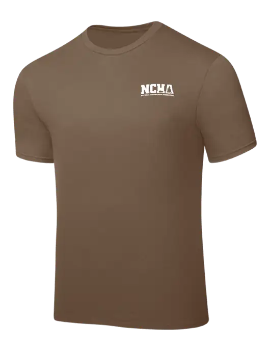 Light Brown PosiCharge Competitor Tee w/NCHA Logo