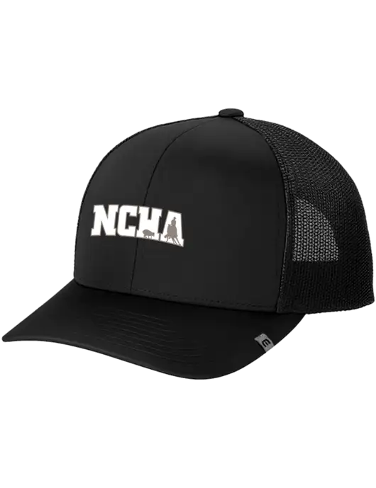 TravisMathew Black Cruz Trucker Cap w/NCHA Logo