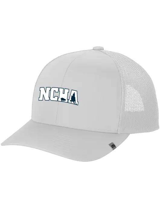 TravisMathew White Cruz Trucker Cap w/NCHA Logo
