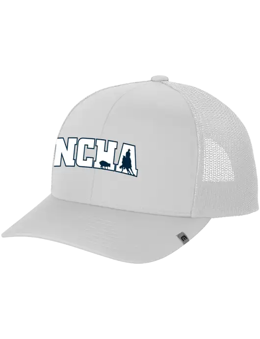 TravisMathew White Cruz Trucker Cap w/NCHA Logo