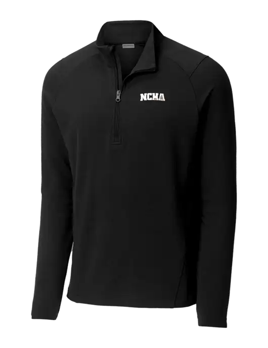 Sport-Wick Flex Fleece Black 1/4-Zip w/NCHA Logo