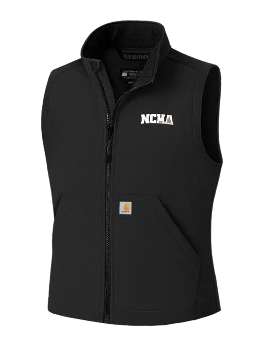 Carhartt Rain Defender Black Soft Shell Vest w/NCHA Logo