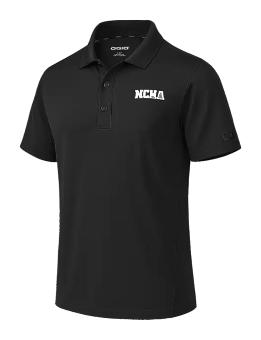 OGIO Envision Black Polo w/NCHA Logo