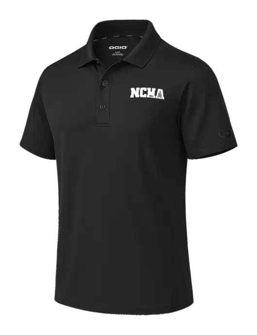 OGIO Envision Black Polo w/NCHA Logo