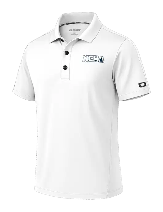 OGIO Envision White Polo w/NCHA Logo