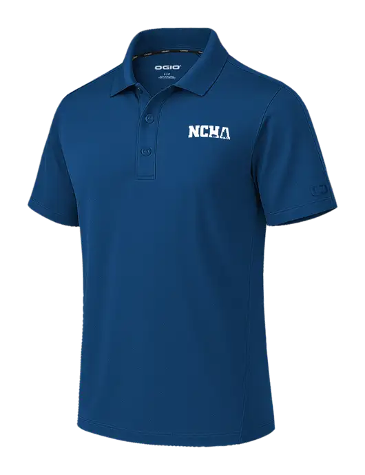OGIO Envision Light Navy Polo w/NCHA Logo