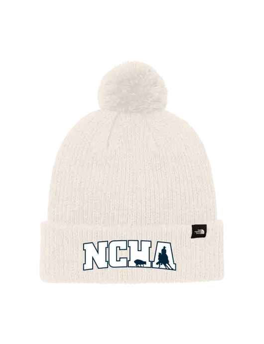 The North Face Ivory Pom Beanie w/NCHA Logo