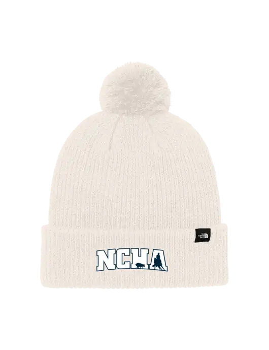 The North Face Ivory Pom Beanie w/NCHA Logo