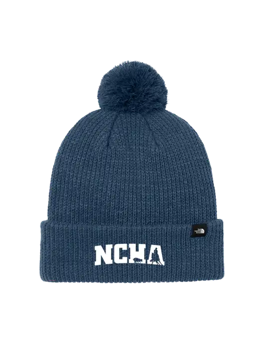 The North Face Light Navy Pom Beanie w/NCHA Logo