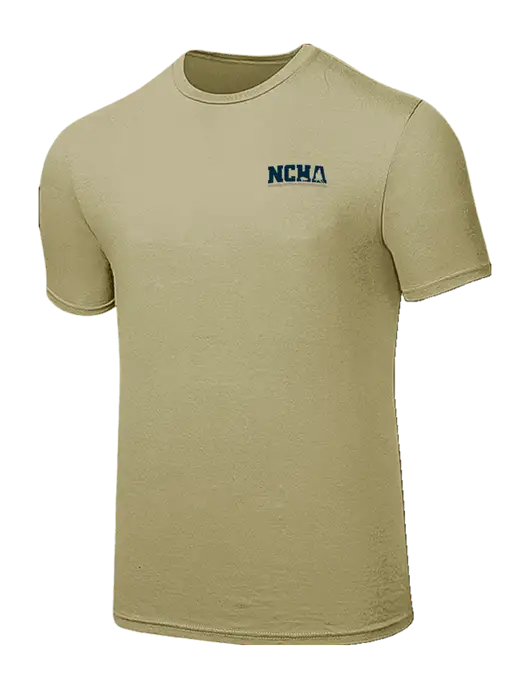 Seriously Soft Tan T-Shirt w/NCHA Logo