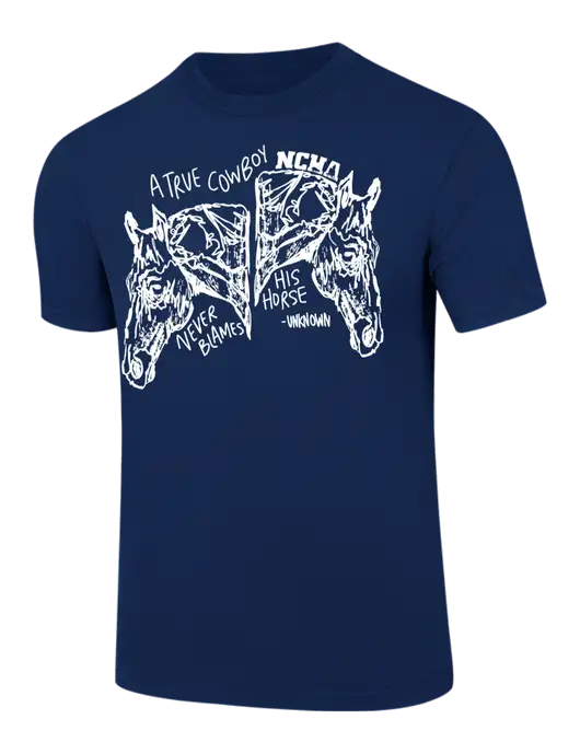 Comfort Colors 6.1 oz Dark Navy Heavyweight Ring Spun T-Shirt w/True Cowboy Logo
