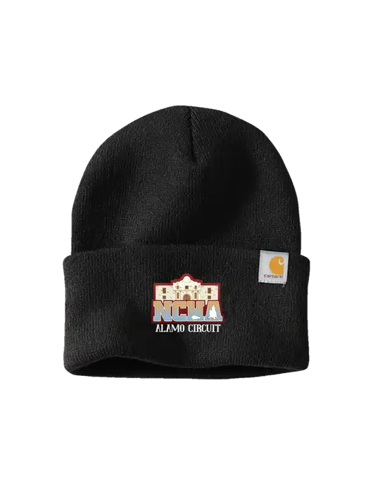 Carhartt Black Watch Cap 2.0 w/NCHA Alamo Circuit Logo