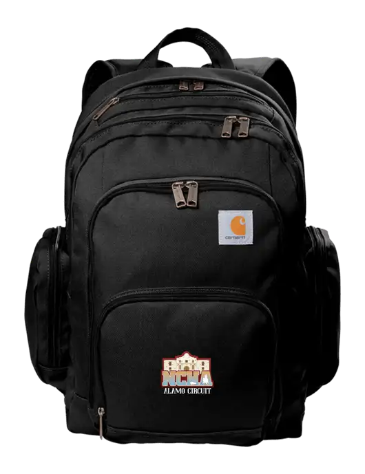 Carhartt Black Foundry Series Pro Backpack w/NCHA Alamo Circuit Logo