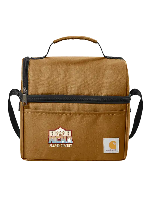 Carhartt Brown Lunch 6-Can Cooler w/NCHA Alamo Circuit Logo