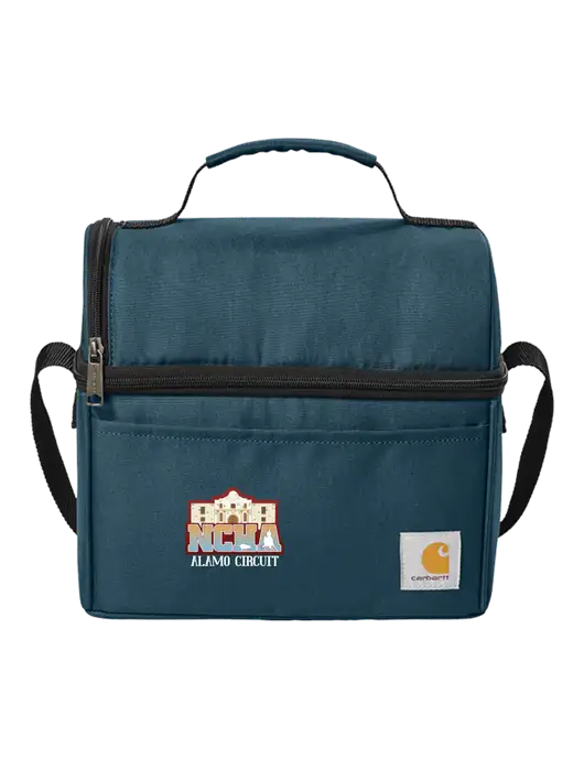 Carhartt Light Navy Lunch 6-Can Cooler w/NCHA Alamo Circuit Logo