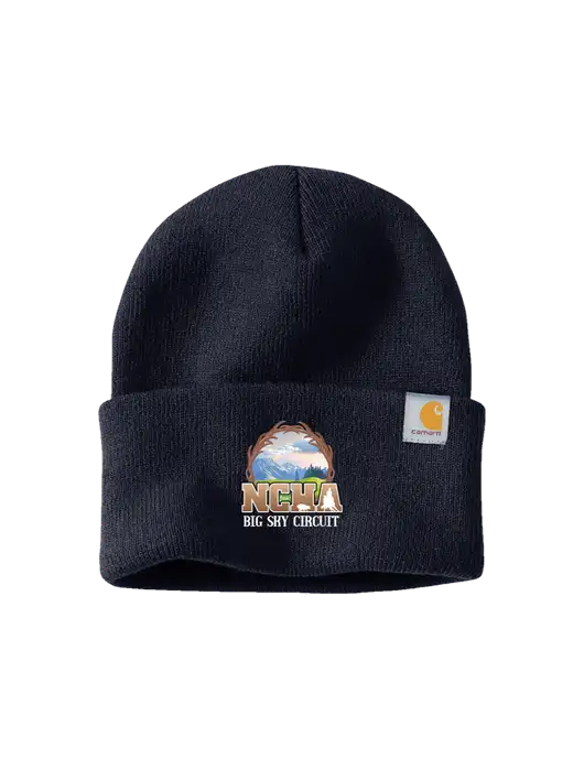 Carhartt Navy Watch Cap 2.0 w/NCHA Big Sky Circuit Logo