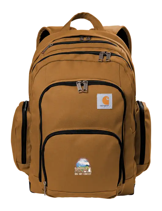 Carhartt Brown Foundry Series Pro Backpack w/NCHA Big Sky Circuit Logo