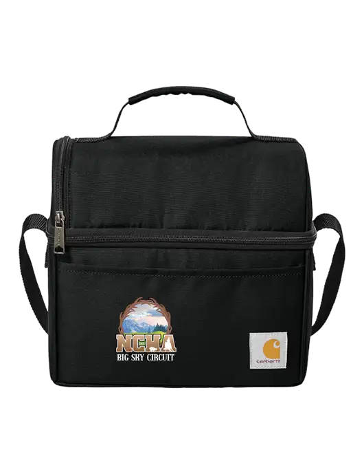 Carhartt Black Lunch 6-Can Cooler w/NCHA Big Sky Circuit Logo