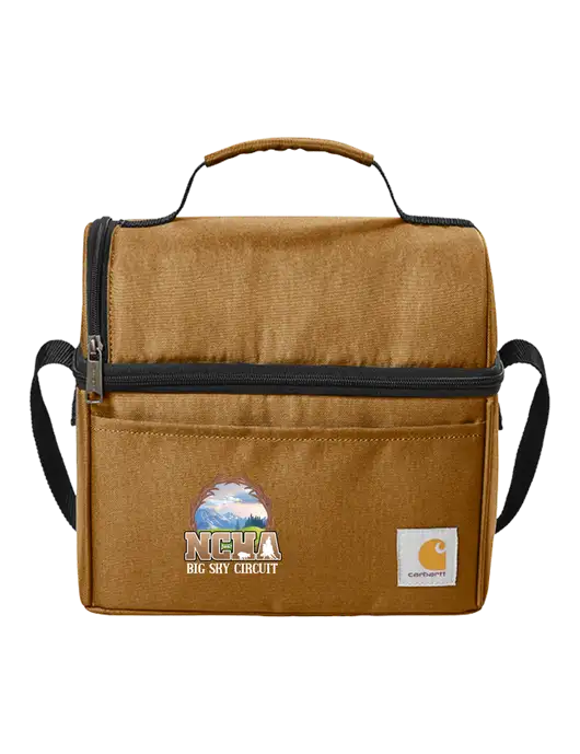 Carhartt Brown Lunch 6-Can Cooler w/NCHA Big Sky Circuit Logo
