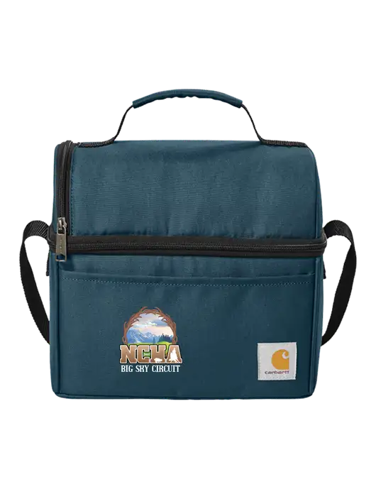 Carhartt Light Navy Lunch 6-Can Cooler w/NCHA Big Sky Circuit Logo