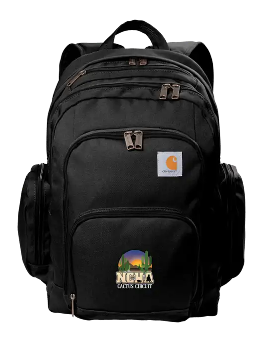 Carhartt Black Foundry Series Pro Backpack w/NCHA Cactus Circuit Logo