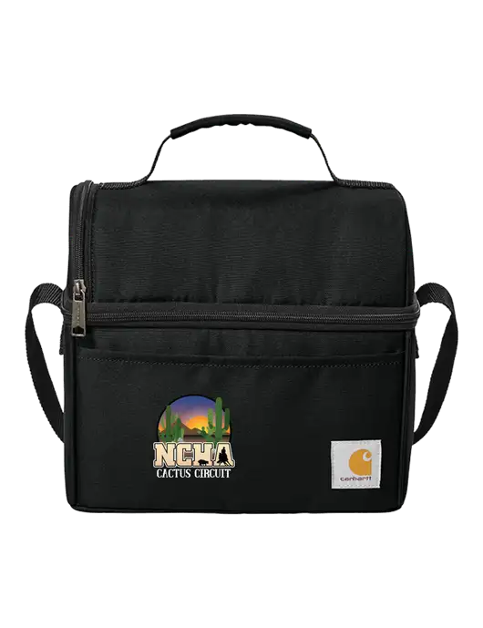 Carhartt Black Lunch 6-Can Cooler w/NCHA Cactus Circuit Logo