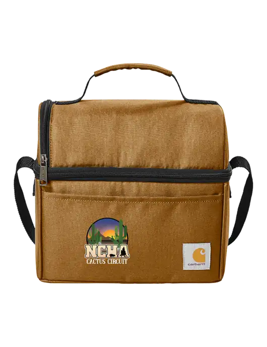 Carhartt Brown Lunch 6-Can Cooler w/NCHA Cactus Circuit Logo