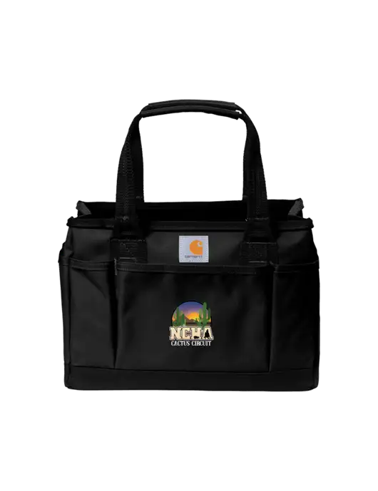 Carhartt Black Utility Tote w/NCHA Cactus Circuit Logo