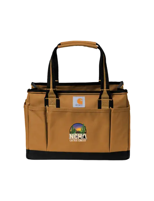 Carhartt Light Brown Utility Tote w/NCHA Cactus Circuit Logo